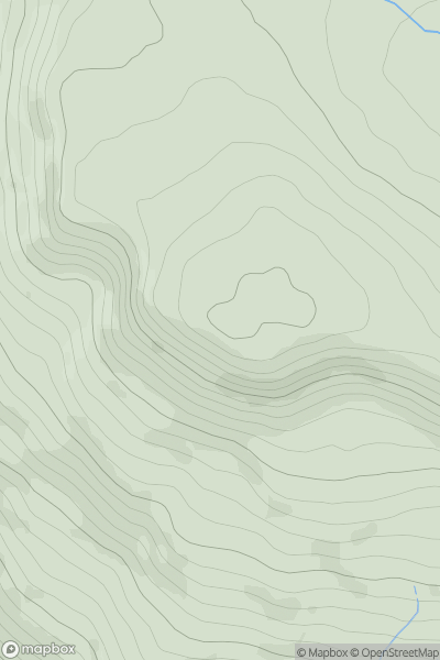 Thumbnail image for Mullaghmore (Mullach Mor) showing contour plot for surrounding peak