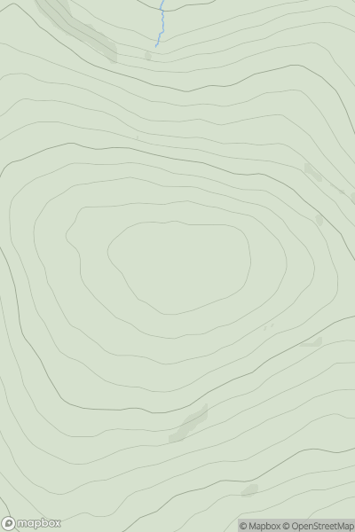 Thumbnail image for Trostan showing contour plot for surrounding peak