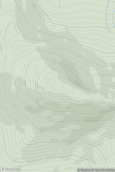 Thumbnail image for Knocknacusha (Cnoc Osaidh) showing contour plot for surrounding peak