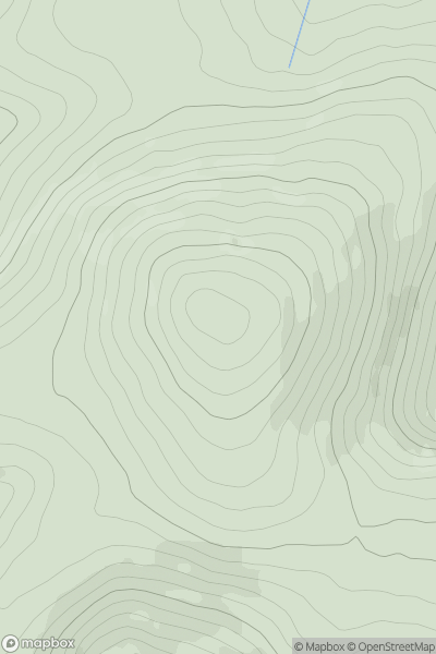 Thumbnail image for Mauherslieve (Motharshliabh) showing contour plot for surrounding peak