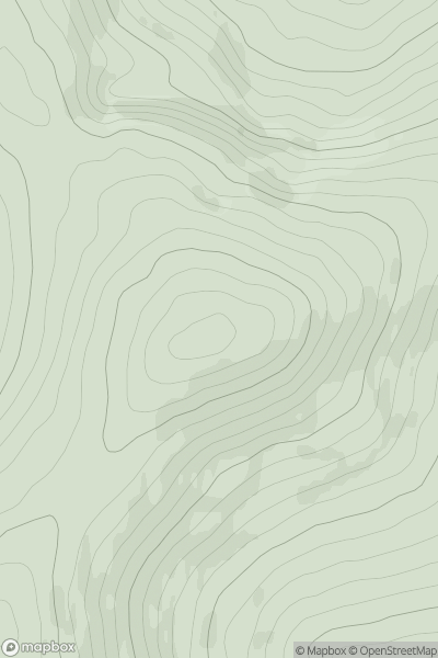 Thumbnail image for Mullaghcarn (Mullach Cairn) showing contour plot for surrounding peak