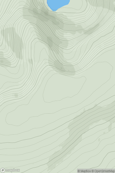 Thumbnail image for Slieve Aghkerane (Corraun Hill East Top) showing contour plot for surrounding peak