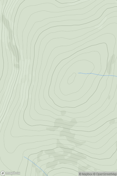 Thumbnail image for Ballycurragh Hill showing contour plot for surrounding peak