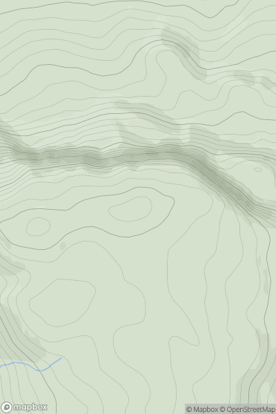 Thumbnail image for Arroo Mountain (Sliabh Aradh) showing contour plot for surrounding peak