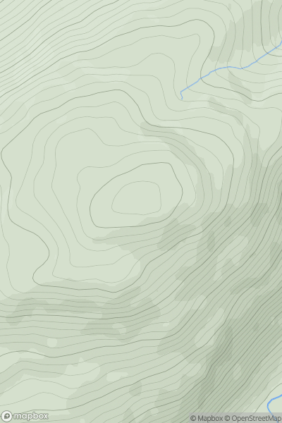 Thumbnail image for Croaghconnellagh (Cruach Conallach) showing contour plot for surrounding peak