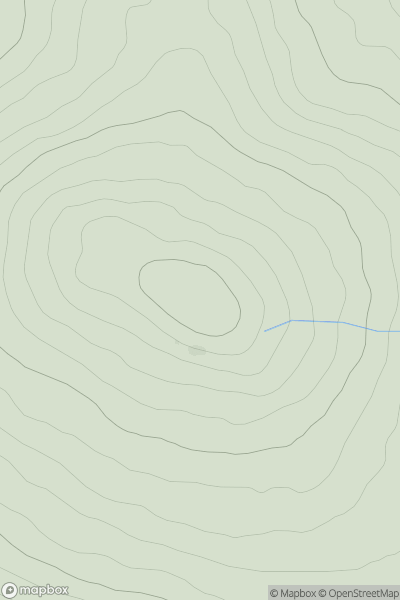 Thumbnail image for Slieveanorra (Sliabh an Earra) showing contour plot for surrounding peak