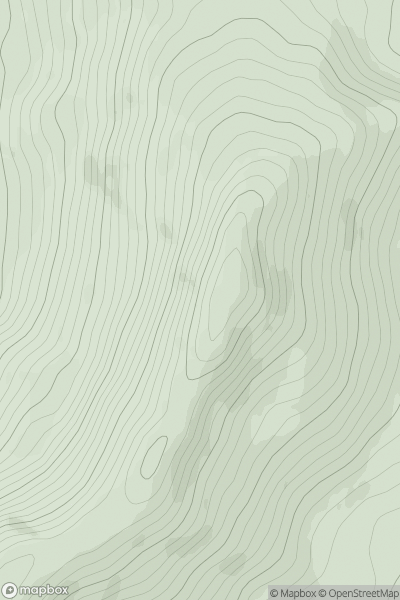 Thumbnail image for Cruach na Rad (Crownarad) (Crowanrudda) showing contour plot for surrounding peak