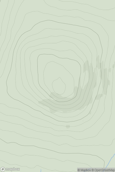 Thumbnail image for Divis (Dubhais) showing contour plot for surrounding peak