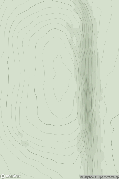 Thumbnail image for Agnew's Hill showing contour plot for surrounding peak