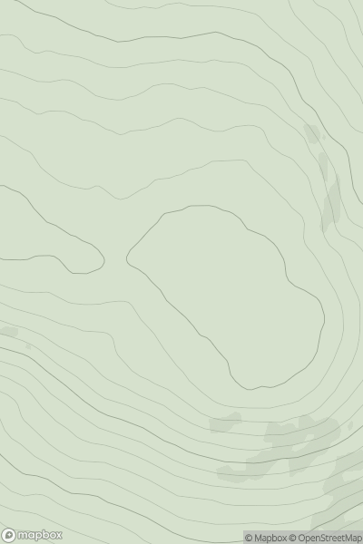 Thumbnail image for Dough Mountain (Sliabh Duch) showing contour plot for surrounding peak