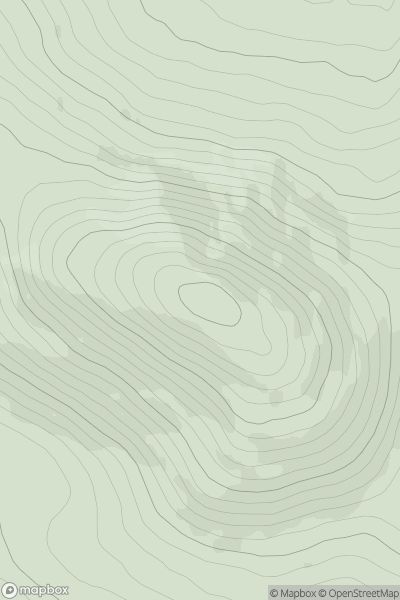 Thumbnail image for Cullaun (Collan) showing contour plot for surrounding peak