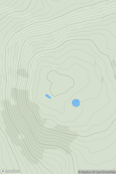 Thumbnail image for Tountinna (Tonn Toinne) showing contour plot for surrounding peak