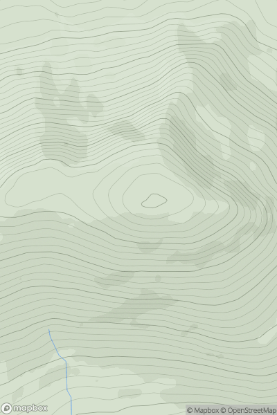 Thumbnail image for Cnoc Leitreach (Owenduff) (Knockletragh) showing contour plot for surrounding peak