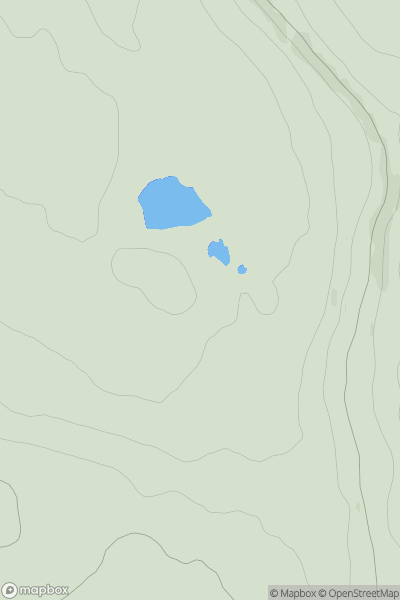 Thumbnail image for Lackagh Mountain (Boleybrack) (Binn Scardain) showing contour plot for surrounding peak