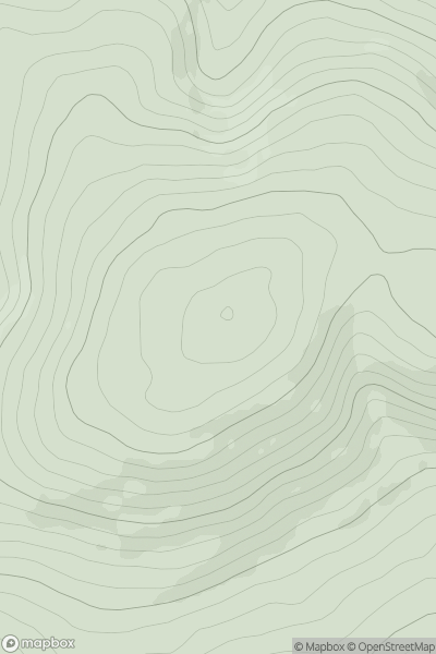 Thumbnail image for Knockastanna (Cnoc an Stanna) showing contour plot for surrounding peak