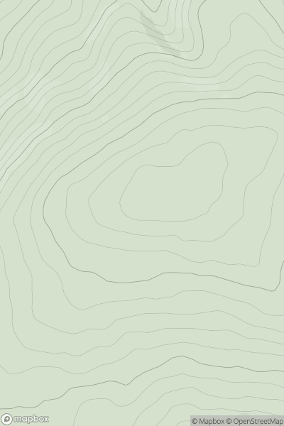Thumbnail image for Foildarg (An Fhaille Dearg) showing contour plot for surrounding peak