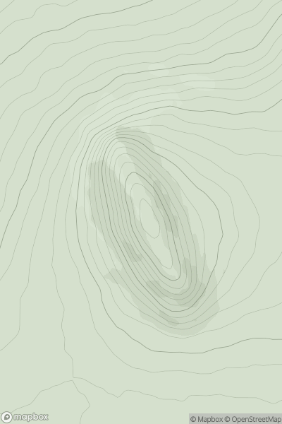 Thumbnail image for Slemish (Sliabh Mis) showing contour plot for surrounding peak