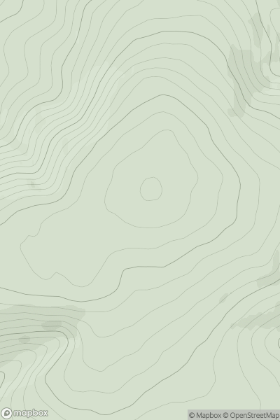 Thumbnail image for Knockbane (An Cnoc Ban) showing contour plot for surrounding peak