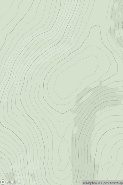 Thumbnail image for Ballycumber Hill (Cnoc Bhaile an Chomair) showing contour plot for surrounding peak