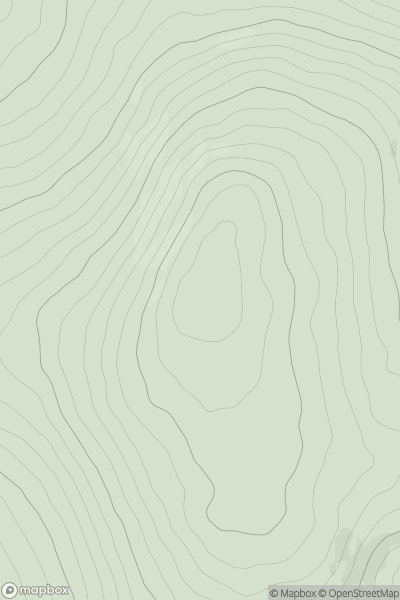 Thumbnail image for Trooperstown Hill (Maoilin) showing contour plot for surrounding peak