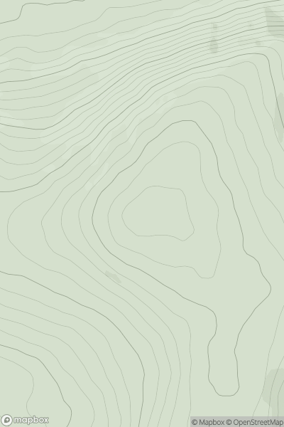 Thumbnail image for Taobh an Leithid (Tievealehid) showing contour plot for surrounding peak