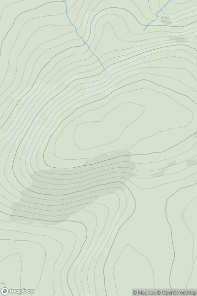 Thumbnail image for Knockalough (Cnoc an Loig) showing contour plot for surrounding peak