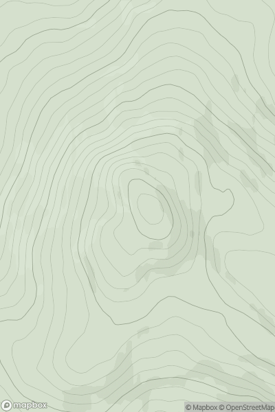 Thumbnail image for Camlough Mountain (Sliabh gCuircin) showing contour plot for surrounding peak