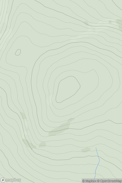 Thumbnail image for Stookeen (Aghowle Upper) (Stuaicin) showing contour plot for surrounding peak