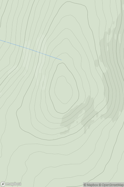 Thumbnail image for Bessy Bell (Sliabh Troim) showing contour plot for surrounding peak