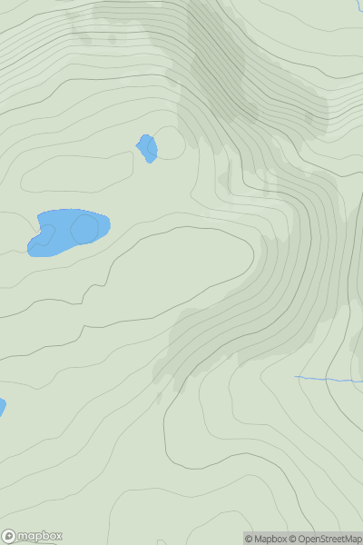 Thumbnail image for Knocknasliggaun (Knockasliggaun) showing contour plot for surrounding peak