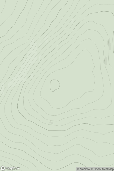 Thumbnail image for Owenreagh Hill (Cnoc na hAbhann Riabhai) showing contour plot for surrounding peak