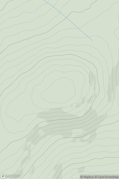 Thumbnail image for Balix Hill showing contour plot for surrounding peak