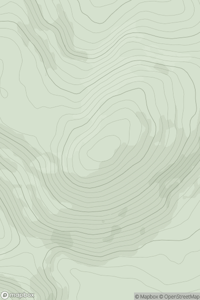 Thumbnail image for Ballincurra Hill (Cnoc Bhaile an Charraigh) showing contour plot for surrounding peak