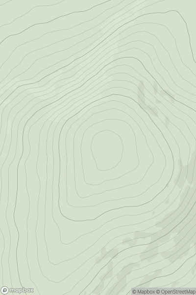 Thumbnail image for Muskeagh Hill showing contour plot for surrounding peak