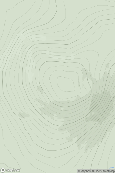 Thumbnail image for Bullaunmore (An Bullan Mor) showing contour plot for surrounding peak