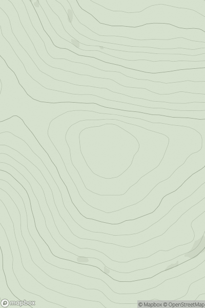 Thumbnail image for Preban Hill showing contour plot for surrounding peak