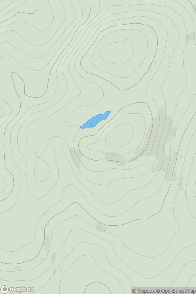 Thumbnail image for Cruach Leithin (Croaghleheen) showing contour plot for surrounding peak