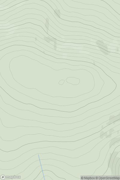 Thumbnail image for Craignamaddy (Creig na Madai) showing contour plot for surrounding peak