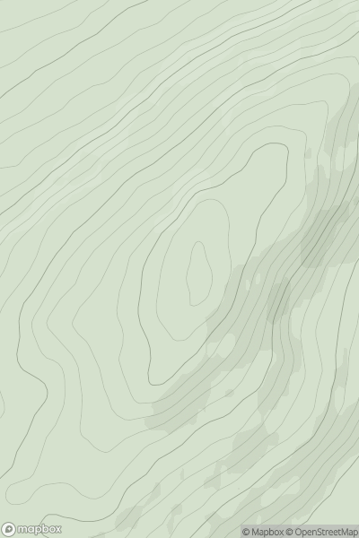 Thumbnail image for Carrick Mountain showing contour plot for surrounding peak