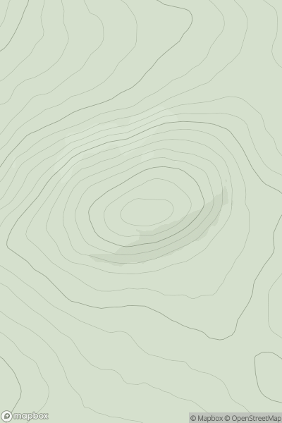 Thumbnail image for Burren (Boireann) showing contour plot for surrounding peak