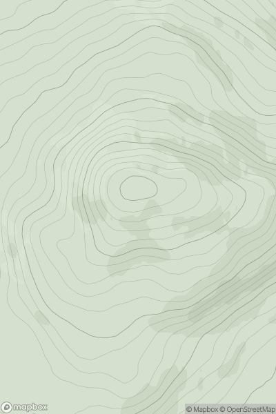 Thumbnail image for Altnapaste (Allt na Peiste) showing contour plot for surrounding peak