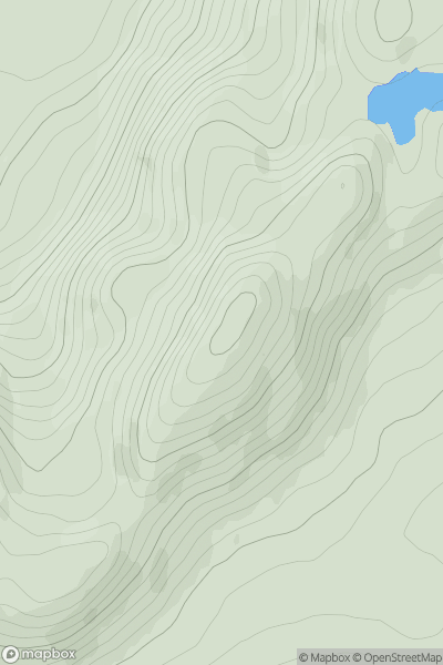 Thumbnail image for Knockalla (Cnoc Colbha) showing contour plot for surrounding peak