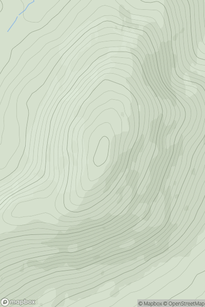 Thumbnail image for Castlequin showing contour plot for surrounding peak