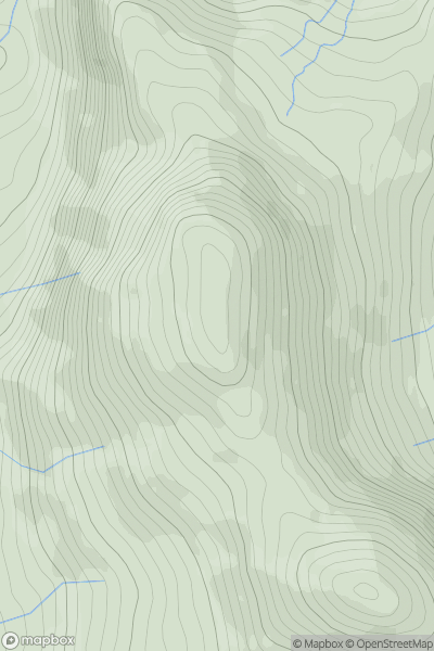 Thumbnail image for Moel Lefn showing contour plot for surrounding peak