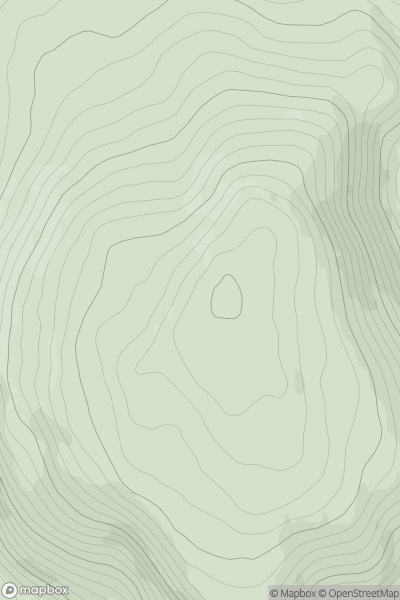 Thumbnail image for Keshcorran (Ceis Chorainn) showing contour plot for surrounding peak