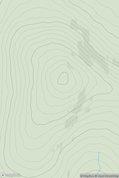 Thumbnail image for Lakeen (Cronelea Hill) (Leaicin) showing contour plot for surrounding peak