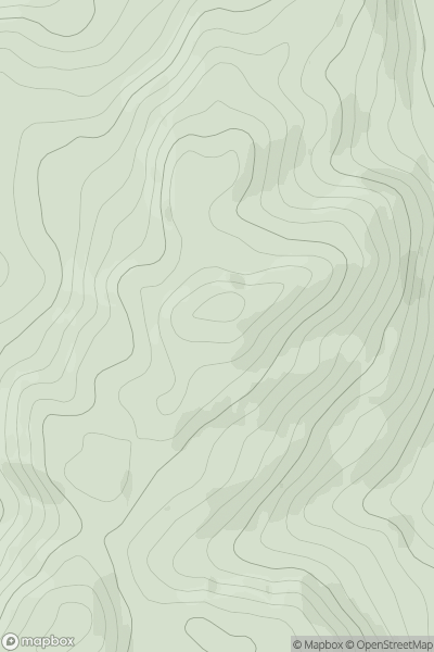 Thumbnail image for Craigcannon (Lurganboy) (Creig Cheannann) showing contour plot for surrounding peak