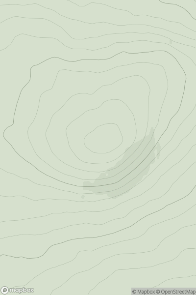 Thumbnail image for Big Collin (Collann Mor) showing contour plot for surrounding peak