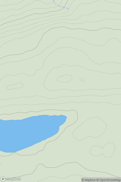 Thumbnail image for Bolaght Mountain showing contour plot for surrounding peak