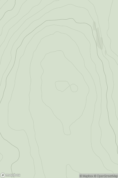 Thumbnail image for Slieve Elva (Sliabh Eilbhe) showing contour plot for surrounding peak
